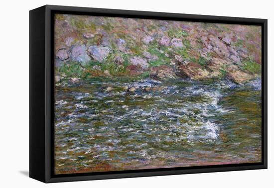Rapids on the Petite Creuse at Fresselines, 1889-Claude Monet-Framed Stretched Canvas