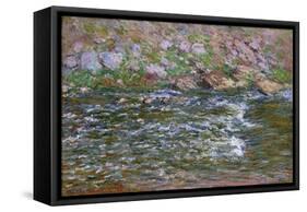 Rapids on the Petite Creuse at Fresselines, 1889-Claude Monet-Framed Stretched Canvas