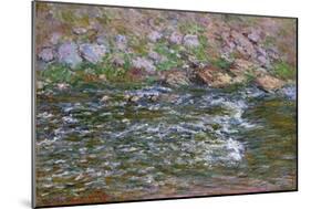 Rapids on the Petite Creuse at Fresselines, 1889-Claude Monet-Mounted Giclee Print