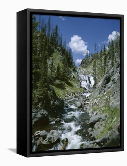 Rapids, Yellowstone National Park, Unesco World Heritage Site, Wyoming, USA-Jane O'callaghan-Framed Stretched Canvas