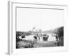 Rappahannock River, VA, Black Fugitives Crossing River, Civil War-Lantern Press-Framed Art Print