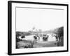 Rappahannock River, VA, Black Fugitives Crossing River, Civil War-Lantern Press-Framed Art Print