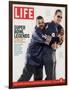 Rapper Ice Cube and Former Bear Quarterback Jim McMahon, February 4, 2005-Sarah Friedman-Framed Photographic Print