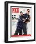 Rapper Ice Cube and Former Bear Quarterback Jim McMahon, February 4, 2005-Sarah Friedman-Framed Photographic Print