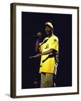 Rapper Snoop Doggy Dogg Performing at Radio City Music Hall-null-Framed Premium Photographic Print