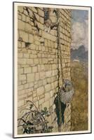 Rapunzel, Climbing Hair-Arthur Rackham-Mounted Art Print