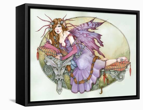 Rapunzle-Linda Ravenscroft-Framed Stretched Canvas