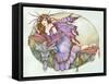 Rapunzle-Linda Ravenscroft-Framed Stretched Canvas