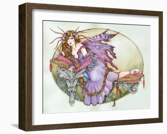 Rapunzle-Linda Ravenscroft-Framed Giclee Print