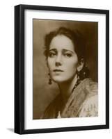 Raquel Meller Spanish Film Actress and Singer-null-Framed Photographic Print