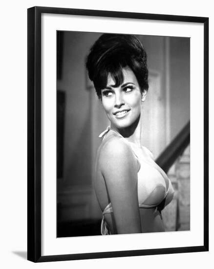 RAQUEL WELCH, 1965 (b/w photo)-null-Framed Photo