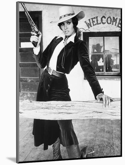 Raquel Welch. "Bandolero!" [1968], Directed by Andrew V. Mclaglen.-null-Mounted Photographic Print