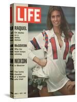 Raquel Welch in Roller Derby Uniform, June 2, 1972-Bill Eppridge-Stretched Canvas