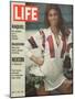 Raquel Welch in Roller Derby Uniform, June 2, 1972-Bill Eppridge-Mounted Photographic Print