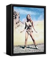 Raquel Welch. "One Million Years B. C." [1966], Directed by Don Chaffey.-null-Framed Stretched Canvas