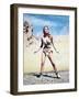 Raquel Welch. "One Million Years B. C." [1966], Directed by Don Chaffey.-null-Framed Photographic Print