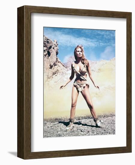 Raquel Welch. "One Million Years B. C." [1966], Directed by Don Chaffey.-null-Framed Photographic Print