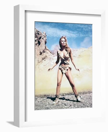 Raquel Welch. "One Million Years B. C." [1966], Directed by Don Chaffey.-null-Framed Photographic Print