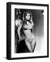 Raquel Welch, Portrait from the Film, Bedazzled, 1967-null-Framed Photo