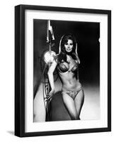 Raquel Welch, Portrait from the Film, Bedazzled, 1967-null-Framed Photo