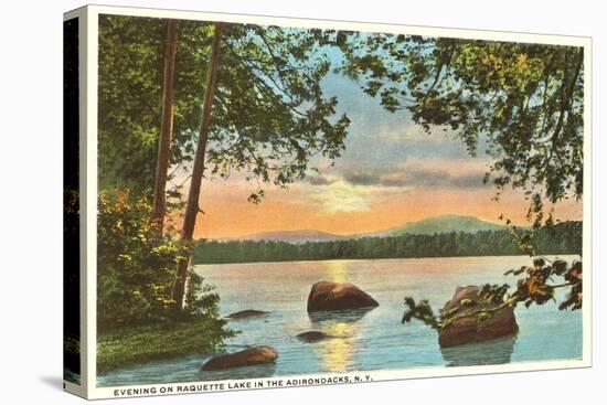 Raquette Lake, Adirondacks, New York-null-Stretched Canvas