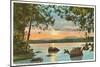 Raquette Lake, Adirondacks, New York-null-Mounted Art Print