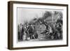 Raree Show at Lin-Sin-Choo, China, C1843-G Paterson-Framed Giclee Print