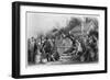 Raree Show at Lin-Sin-Choo, China, C1843-G Paterson-Framed Giclee Print