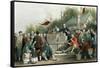 Raree Show-Thomas Allom-Framed Stretched Canvas