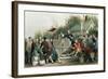 Raree Show-Thomas Allom-Framed Art Print