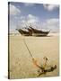 Ras Al Hadd Dhow Harbor, Sharqiya Region, Oman-Walter Bibikow-Stretched Canvas