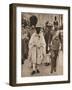 Ras Tafari, Prince Regent of Ethiopia (Emperor Haile Selassie) with the Duke of York, 1924-null-Framed Photographic Print