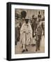 Ras Tafari, Prince Regent of Ethiopia (Emperor Haile Selassie) with the Duke of York, 1924-null-Framed Photographic Print