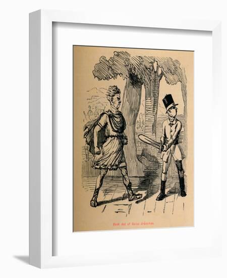 'Rash Act of Gaius Gracchus', 1852-John Leech-Framed Giclee Print