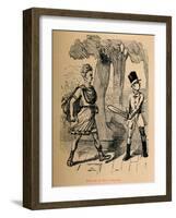 'Rash Act of Gaius Gracchus', 1852-John Leech-Framed Giclee Print