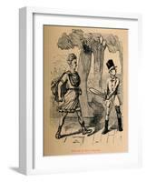 'Rash Act of Gaius Gracchus', 1852-John Leech-Framed Giclee Print