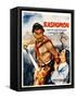 Rashomon, Japanese Movie Poster-null-Framed Stretched Canvas