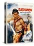 Rashomon, Japanese Movie Poster-null-Stretched Canvas