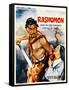 Rashomon, Japanese Movie Poster-null-Framed Stretched Canvas