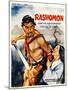 Rashomon, Japanese Movie Poster-null-Mounted Giclee Print