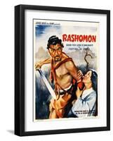 Rashomon, Japanese Movie Poster-null-Framed Giclee Print