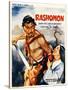 Rashomon, Japanese Movie Poster-null-Stretched Canvas