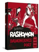 Rashomon, Japanese Movie Poster-null-Stretched Canvas