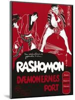 Rashomon, Japanese Movie Poster-null-Mounted Giclee Print