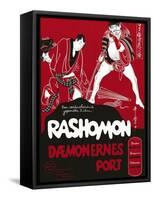 Rashomon, Japanese Movie Poster-null-Framed Stretched Canvas