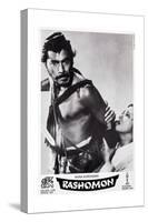 Rashomon, Swiss Poster Art, from Left: Toshiro Mifune, Machiko Kyo, 1950-null-Stretched Canvas