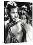 Rashomon, Toshiro Mifune, Machiko Kyo, 1950-null-Stretched Canvas