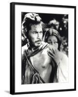 Rashomon, Toshiro Mifune, Machiko Kyo, 1950-null-Framed Photo