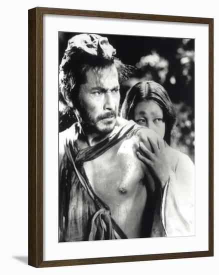 Rashomon, Toshiro Mifune, Machiko Kyo, 1950-null-Framed Photo