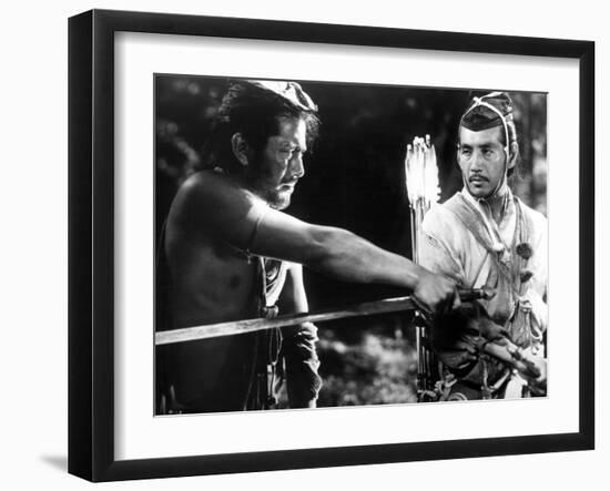 Rashomon, Toshiro Mifune, Masayuki Mori, 1950-null-Framed Photo